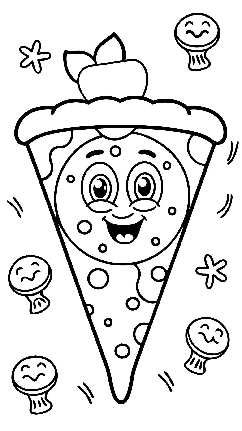 pizza coloring pages printable